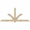 Ekena Millwork Redmond Rough Sawn Timber Gable Bracket, Douglas Fir, 108"W x 49"H x 2"D x 6"F, 11/12 Pitch GBW108X49X0206RED00RDF - alternate 1